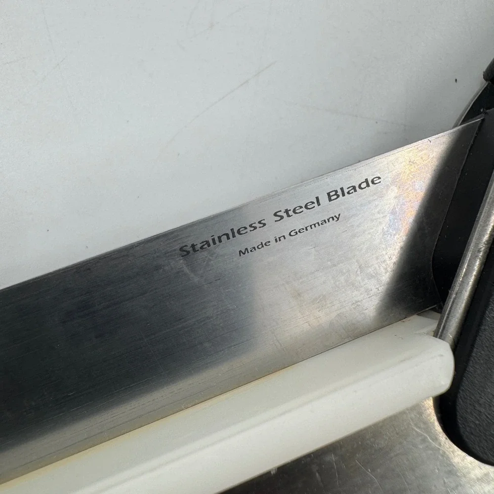 Whole Home Slice-Pro Food Chopper Black‎ Grey German Stainless Blade